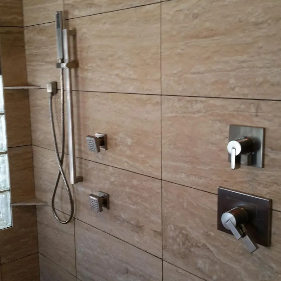 Shower fixture installation for Water Heater Replacement in Dunkirk